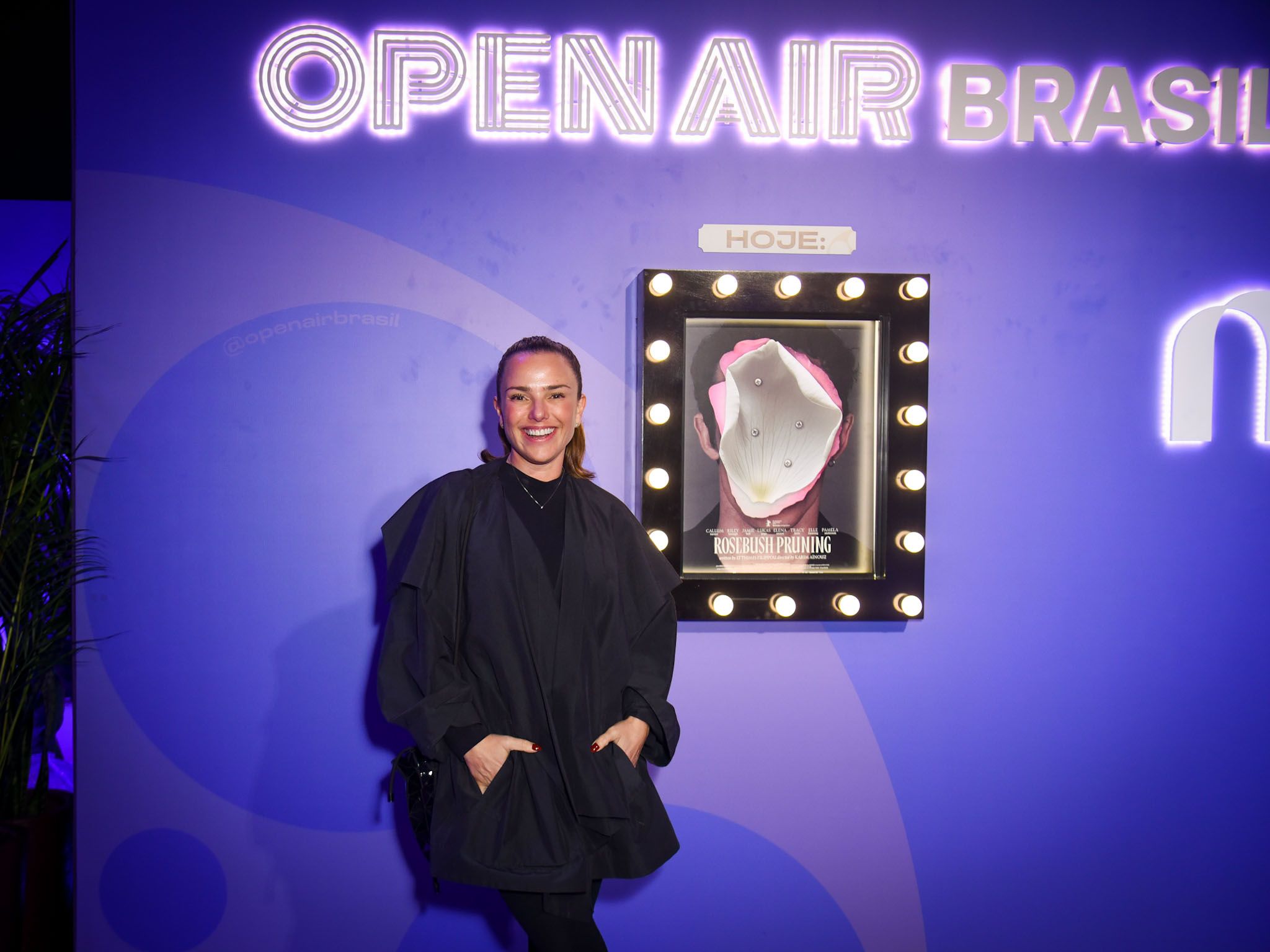 Natallia Rodrigues na estreia do Open Air Brasil